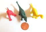 Small Vinyl Dinosaur Figures 48 Per Order (2 Inches Solid Colors)