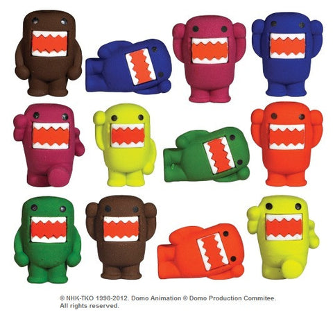Domo Figure Erasers Assortment (Dozen)