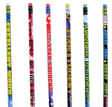 One Gross 144 Motivational Pencil Assortment 7.5" Long