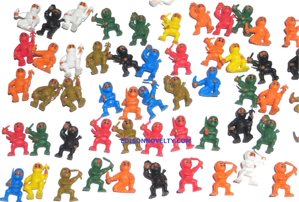 Ninja Fighters Lot of 20 Edison Novelty