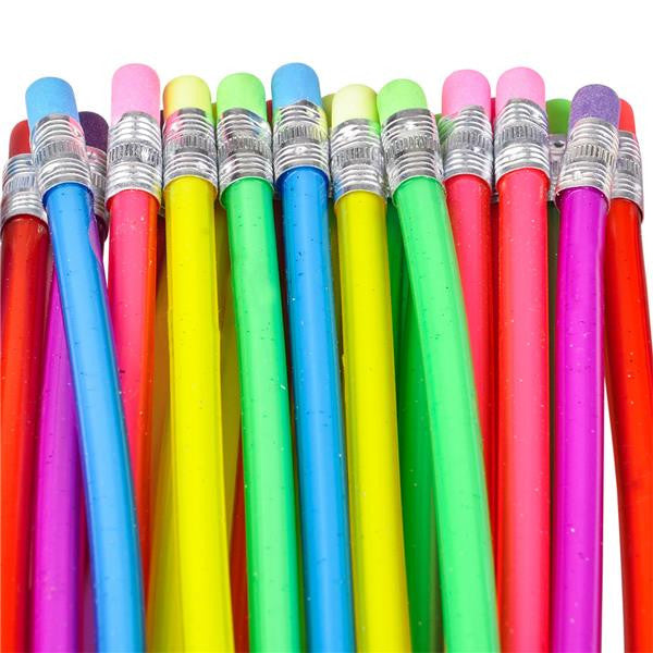 Flexcils: Bendable, flexible, and twistable colored pencils.