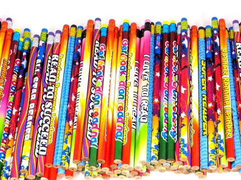 One Gross 144 Readers Pencil Assortment 7.5" Long