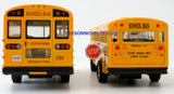 Diecast School Bus Set with Opening Doors and Pullback Action