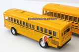 Diecast School Bus Set with Opening Doors and Pullback Action