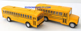 Diecast School Bus Set with Opening Doors and Pullback Action