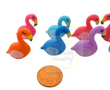 Rubber Flamingo Pencil Toppers (12)