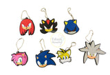 Sonic the Hedgehog Soft Touch Keychain Charms Set of 7