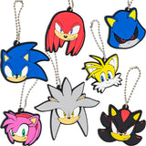 Sonic the Hedgehog Soft Touch Keychain Charms Set of 7