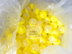 250 Count 2" Plastic Vending Capsules (YELLOW)