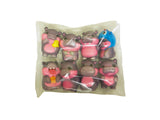 2 Inches Squishy Happy Hippos Figures in Assorted Styles (8 per order)