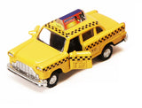 Diecast Classic NYC Taxi Cab with Pullback Action