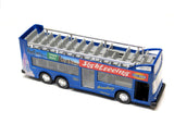 Blue Diecast New York City Sightseeing Bus with Pullback Action