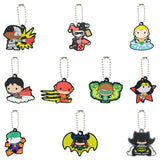 DC Comics Chibi Style Soft Touch Keychain Charms One Dozen and Minifigure