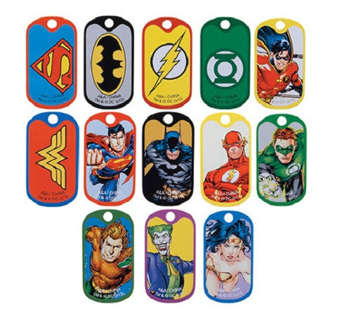 DC Comic Super Hero Dog Tags (2 Dozen)