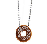 Donut Charms 1 Dozen PVC Donuts with Ball Chains