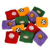 One Dozen Children Sports Ball Wristbands 2.75"