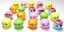 Rubber Octopus Pencil Toppers (20)