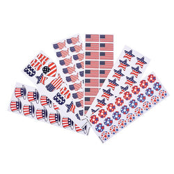 Patriotic Sticker Assortment 100 Sheets