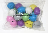 Mini Rubber Pigs Assorted Colors (20)
