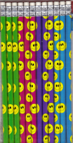 Smiling Face Pencils (1 Dozen)
