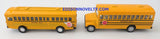 Diecast School Bus Set with Opening Doors and Pullback Action