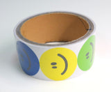 Smile Face Sticker Roll (100 Stickers)