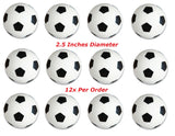 One Dozen 2.5 inches Soccer Stress Balls (12)
