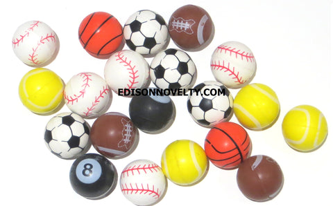 Sports High Bounce Balls (20 Per Order) 25mm